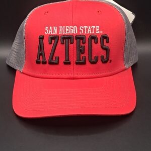 San Diego State Aztecs Red and Gray Cap